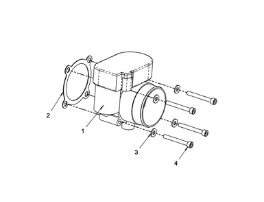 Engine Group - Intake Diagram and Parts List for 080087-00  Briggs and Stratton Generator